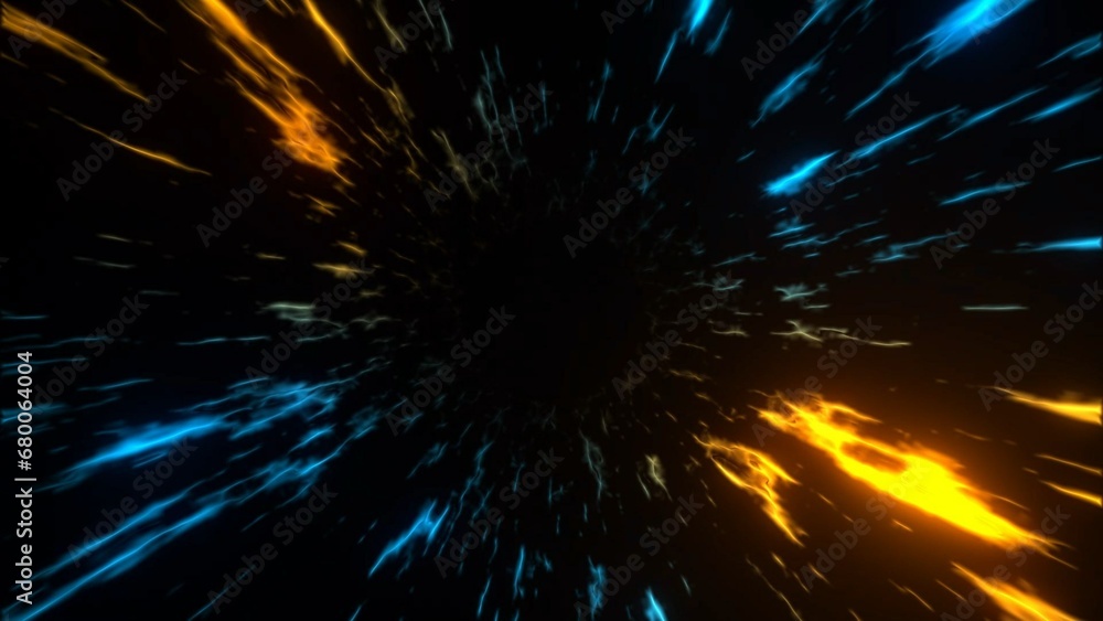 Hyperspeed Teleport Tunnel Background (customizable) Stock Template ...