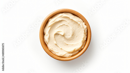 Top view of chipotle mayo dip