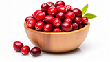 Top view of cranberries fruit