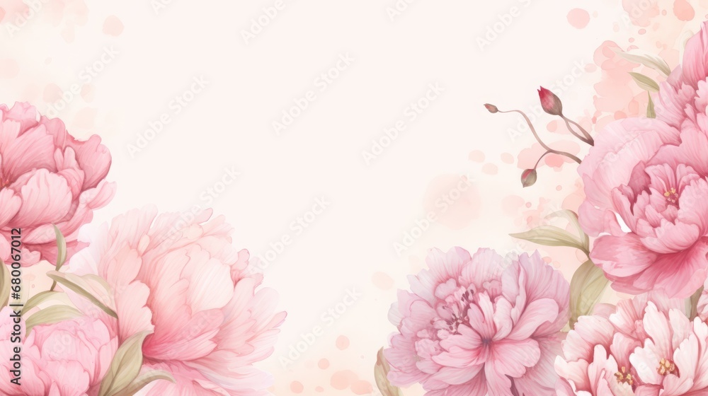 floral background with place for text floral background with place for text