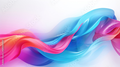 Lively Vivid Gradient Radiating Artistic Expression