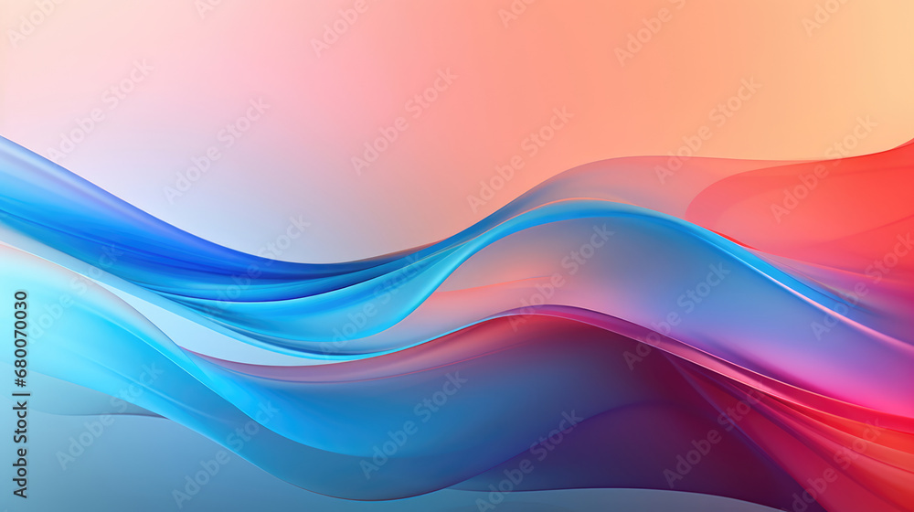 Fototapeta premium Vibrant Electric Gradient Unleashing Artistic Creativity