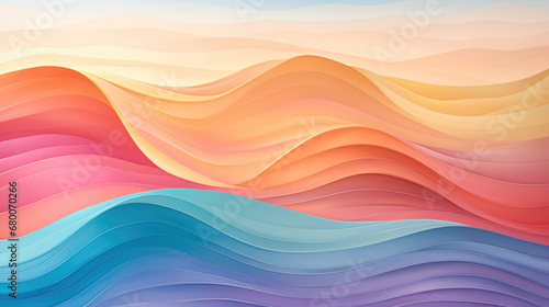 Lively Multicolored Gradient Evoking Artistic Inspiration
