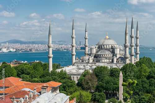 Sultan Ahmed Mosque or Blue Mosque, Istanbul, Turkey photo