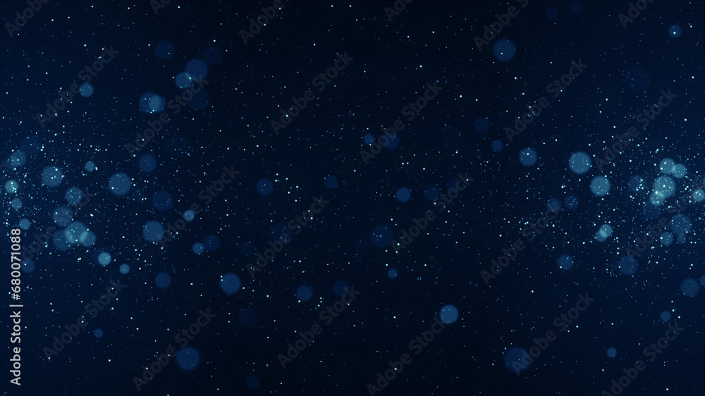 Particles bokeh abstract blue event game trailer titles cinematic openers digital technology concert background