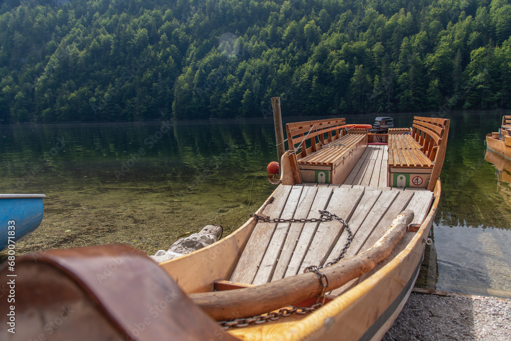 Obraz premium Lake Toplitzsee in Salzkammergut, Austria