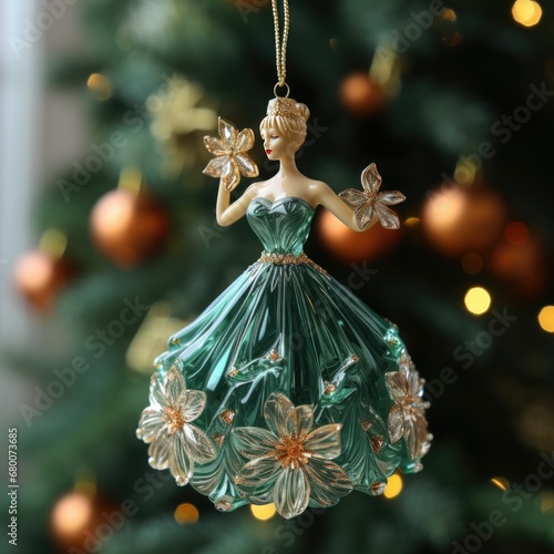 christmas decoration on the tree