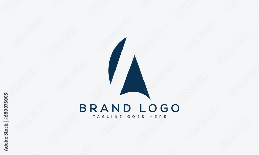letter A logo design vector template design for brand. letter A logo design vector template design for brand.