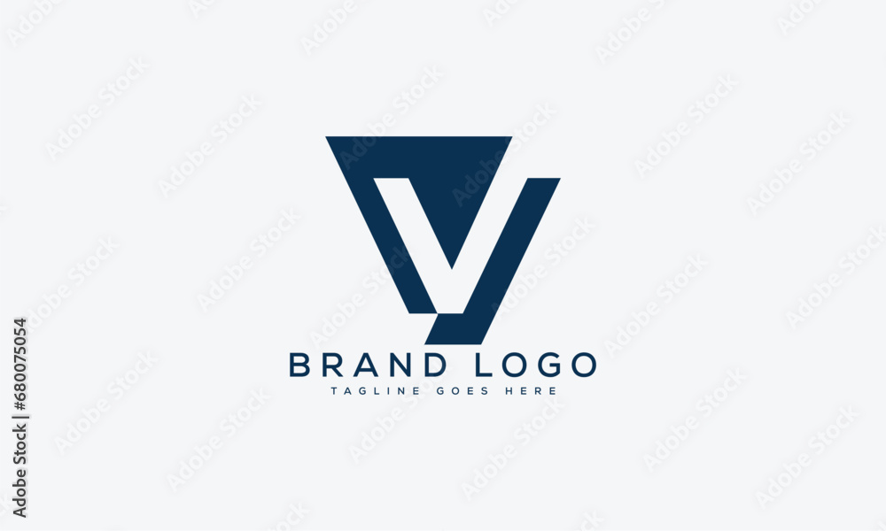 letter V logo design vector template design for brand. letter V logo design vector template design for brand.