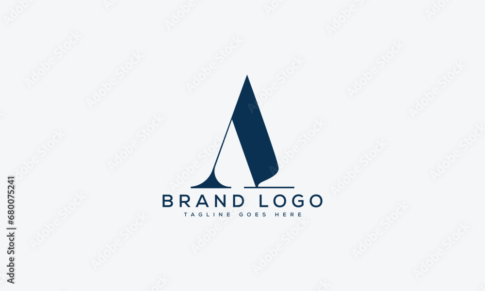 letter A logo design vector template design for brand. letter A logo design vector template design for brand.