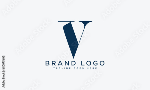 letter V logo design vector template design for brand.