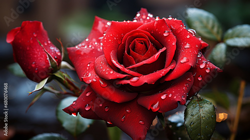 single red rose