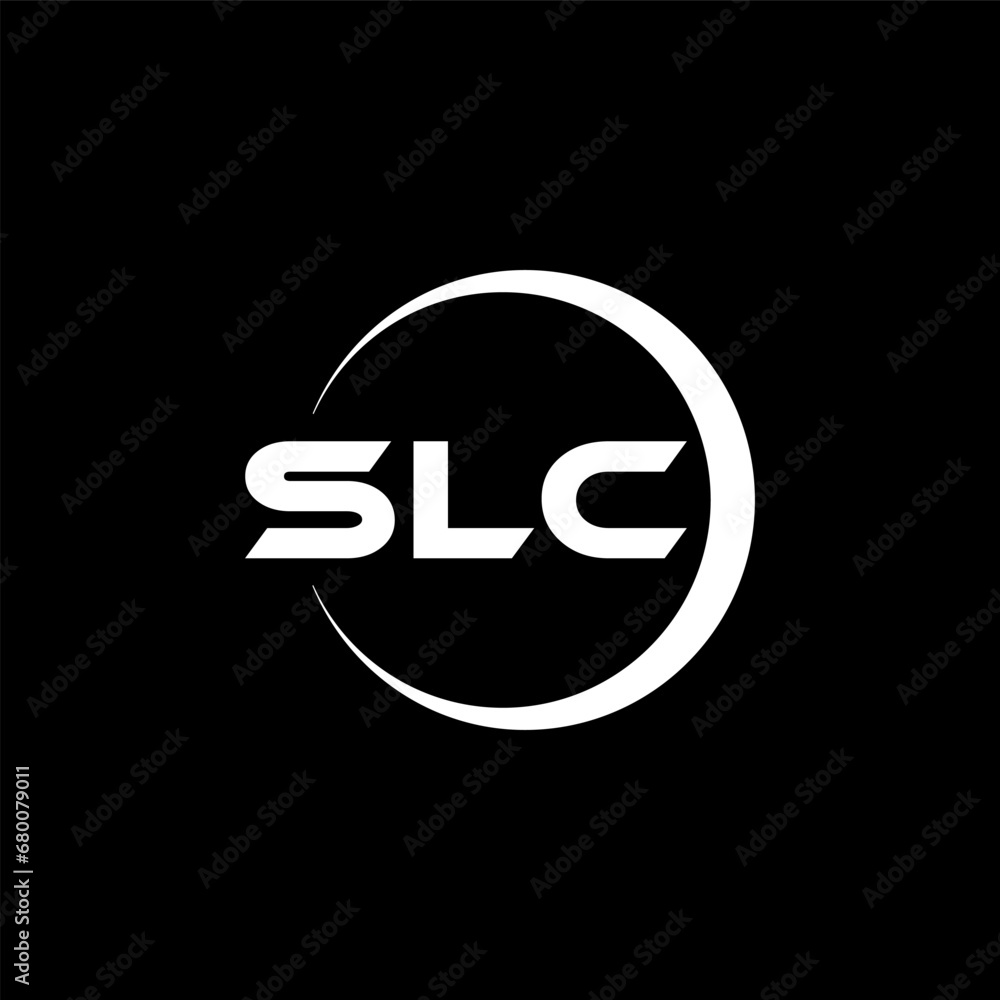 SLC letter logo design with black background in illustrator, cube logo, vector logo, modern alphabet font overlap style. calligraphy designs for logo, Poster, Invitation, etc. SLC letter logo design with black background in illustrator, cube logo, vector logo, modern alphabet font overlap style. calligraphy designs for logo, Poster, Invitation, etc.