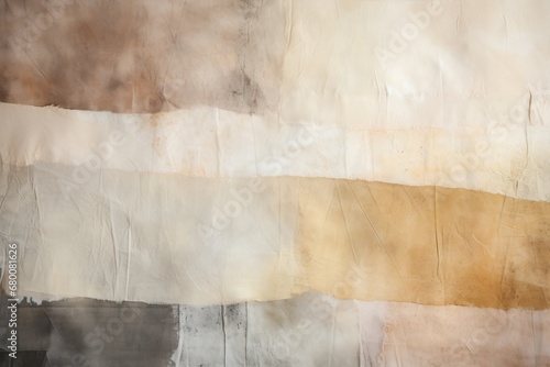 Wabi-sabi background, where hand-made paper meets natural dye and sumi ink. photo