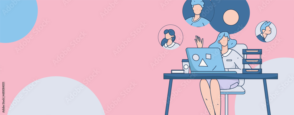 Person interviewing for job flat vector concept operation hand drawn illustration
Person interviewing for job flat vector concept operation hand drawn illustration