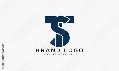 letter TS logo design vector template design for brand.