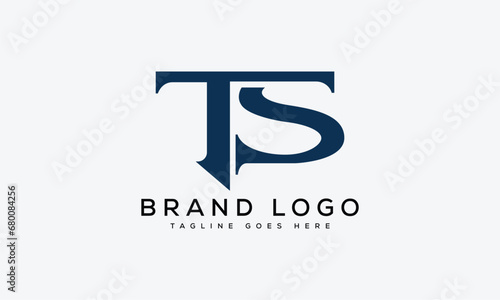 letter TS logo design vector template design for brand.
