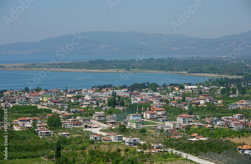 Historical city of Iznik and Lake Iznik in Bursa  Turkey.