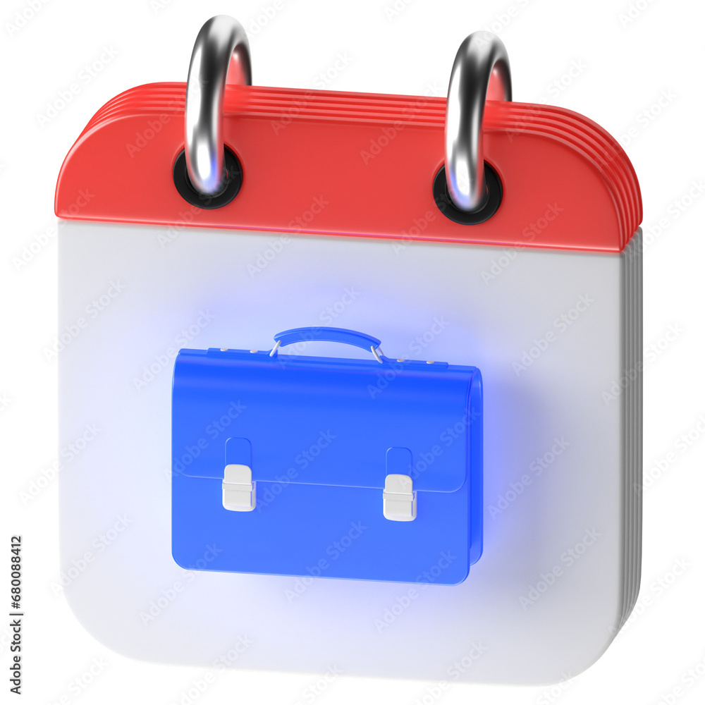 3D calendar icon 3D calendar icon