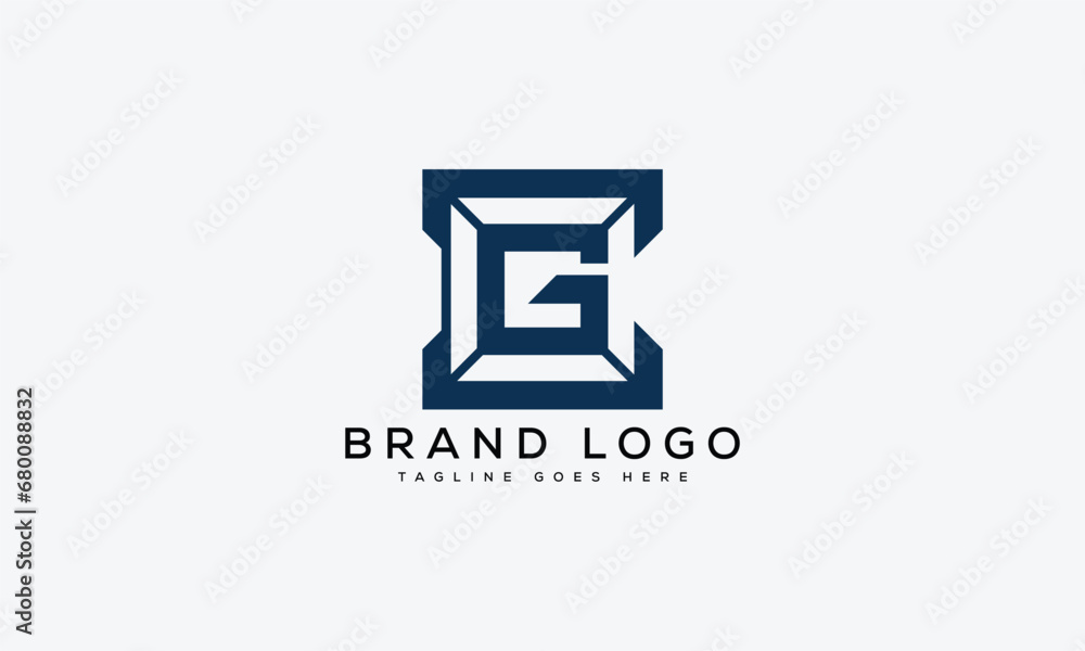 letter CG logo design vector template design for brand. letter CG logo design vector template design for brand.