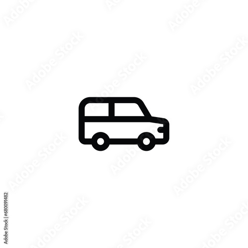 Car icon vector. outline icon for web, ui, and mobile apps © AGUS