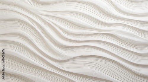 Close-up shot of pure white wood texture, showcasing intricate grain patterns and a smooth surface. The hyper-realistic image is sharply focused, emphasizing the depth and richness