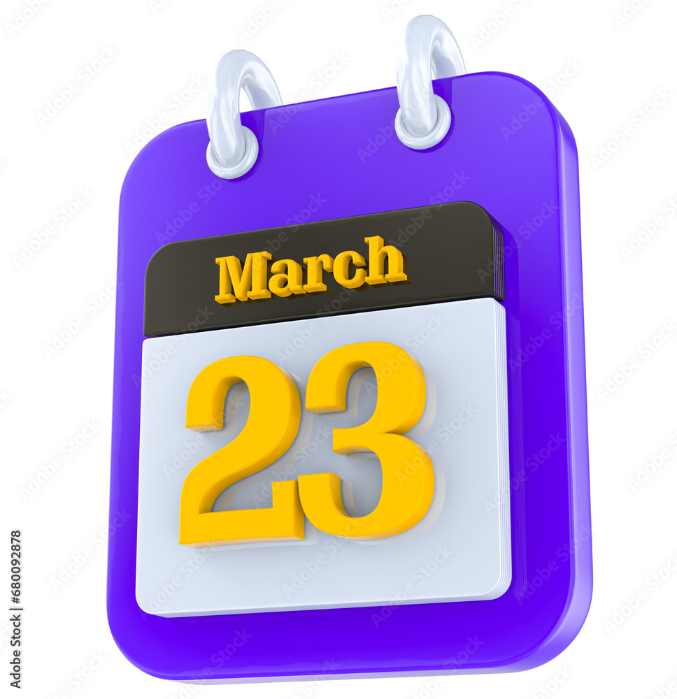 icon calendar 3D day icon calendar 3D day