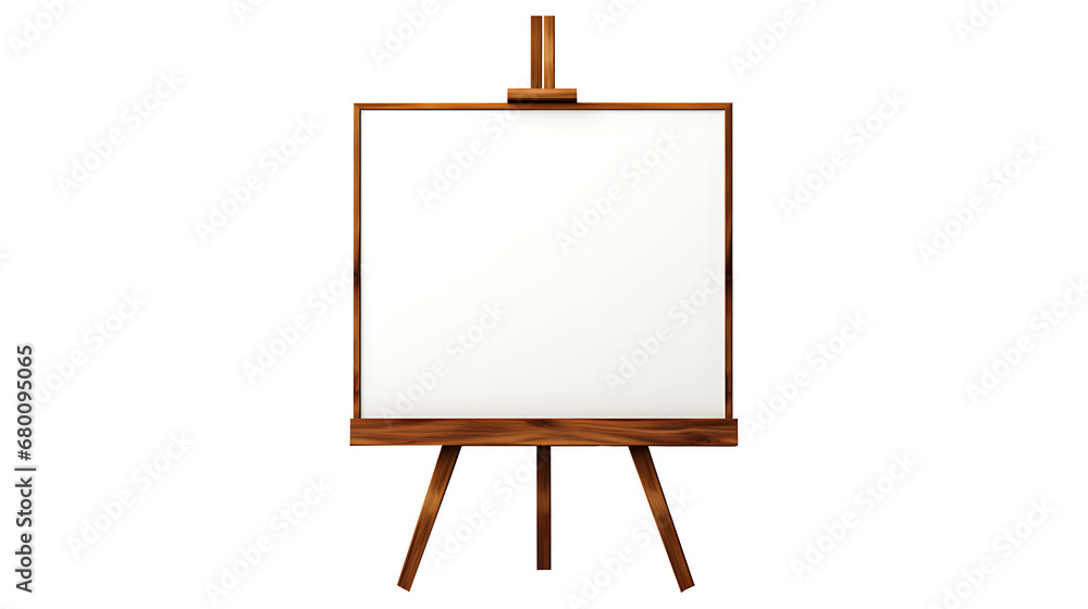 Blank wooden stand board on a transparent png background Blank wooden stand board on a transparent png background