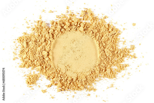 Wallpaper Mural Ginger powder isolated on white, top view Torontodigital.ca