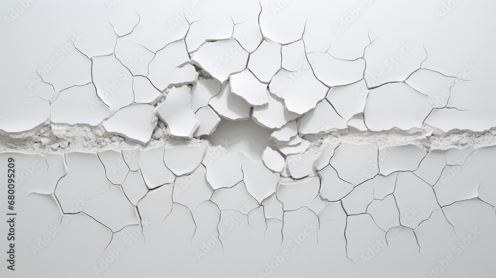 white wall with cracks. white wall with cracks.
