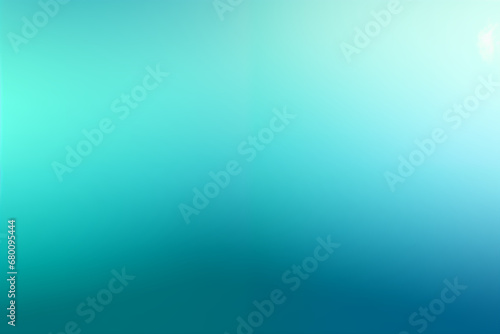 Abstract smooth gradient background in light blue and teal, wallpaper, web banner, generative AI