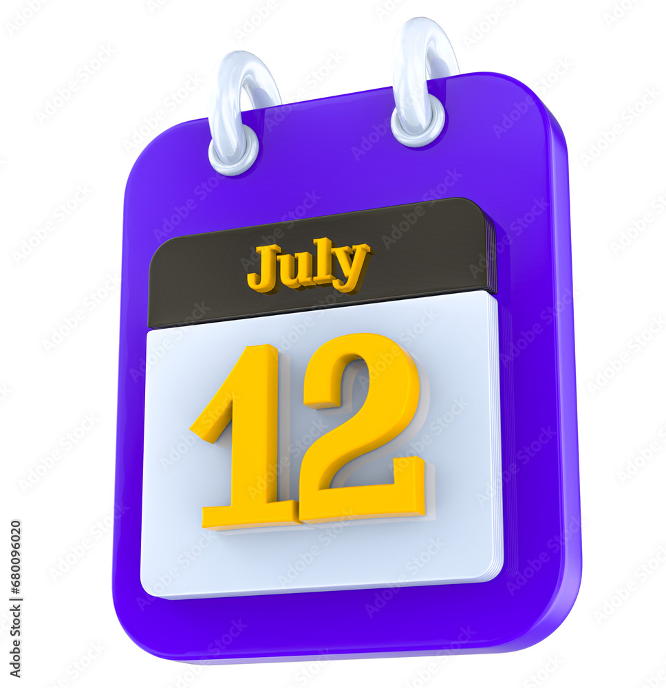 icon calendar 3D day icon calendar 3D day
