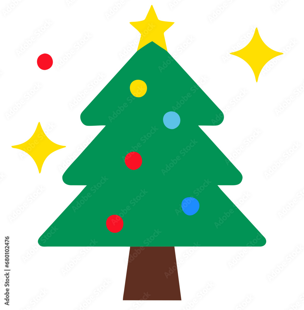 Fototapeta premium green christmas tree