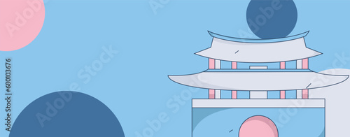 House building vector concept operation hand drawn illustration
