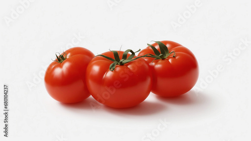 Tomatoes isolated on white background © Black Morion