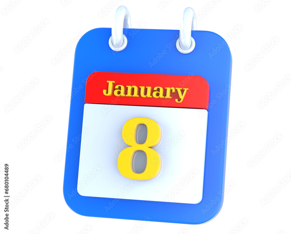 icon calendar 3D Rendering icon calendar 3D Rendering