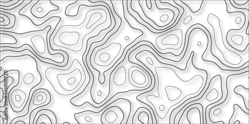 Contour map background Abstract topographic map background Imitation of a geographical Stylized topographic contour map. Geographic line mountain relief. Abstract lines or wavy backdrop background