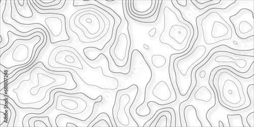 Contour map background Abstract topographic map background Imitation of a geographical Stylized topographic contour map. Geographic line mountain relief. Abstract lines or wavy backdrop background