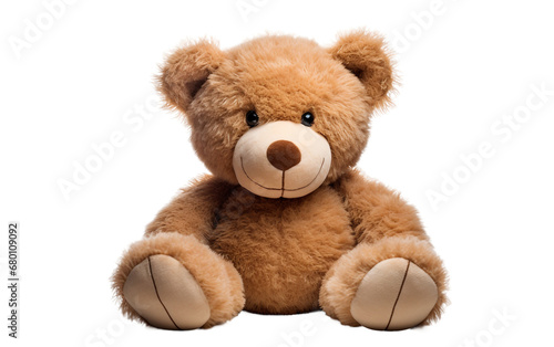 Talking Teddy Bear on transparent background.