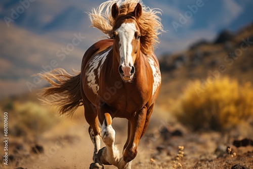 horse in the mountains © nataliya_ua