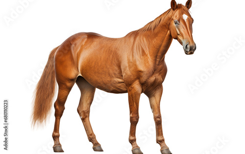 horse animal on transparent background.