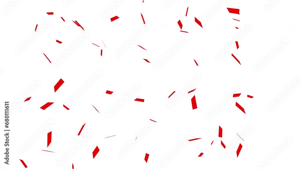 3D Confetti Blast Red Blast Animation 4k on White Green and Alpha Matte 3D Confetti Blast Red Blast Animation 4k on White Green and Alpha Matte