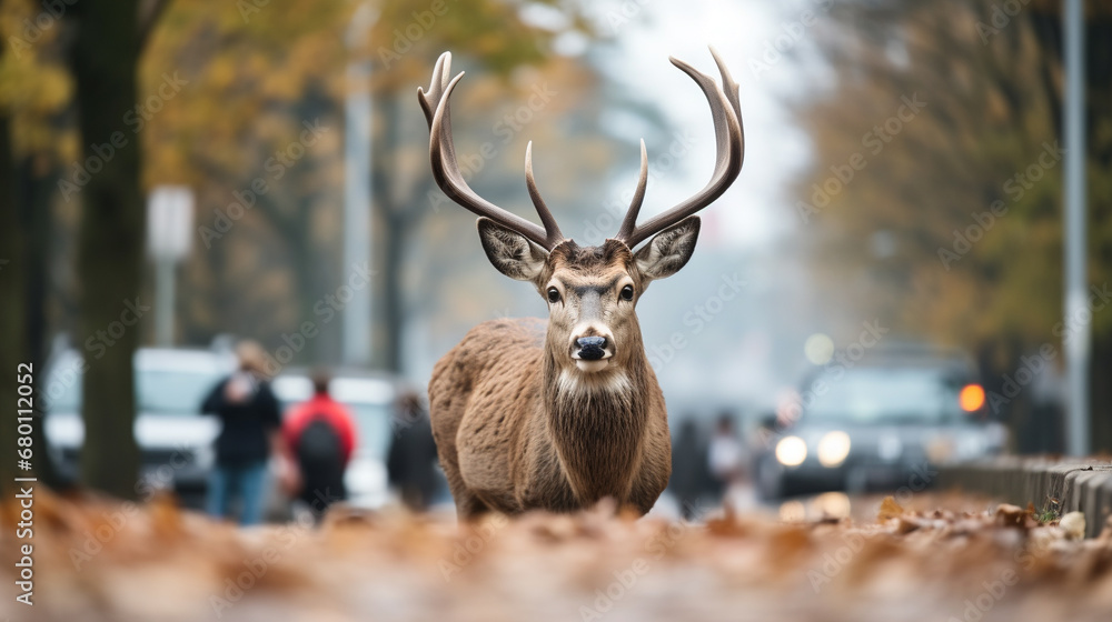 Fototapeta premium deer in the woods