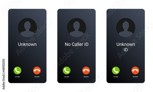Phone mobile screen mockup interface. Smartphone ui template telephone home screen call display vector ui
