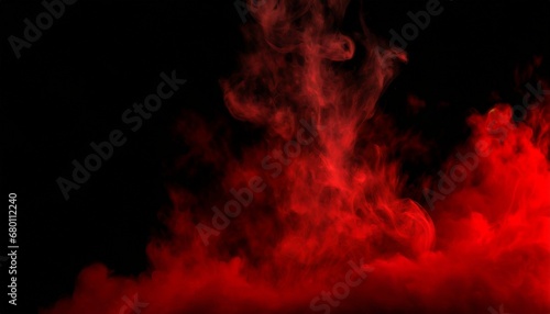 赤い煙の背景素材