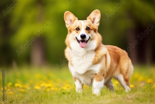 Pembroke Welsh Corgi cute dog isolated on background