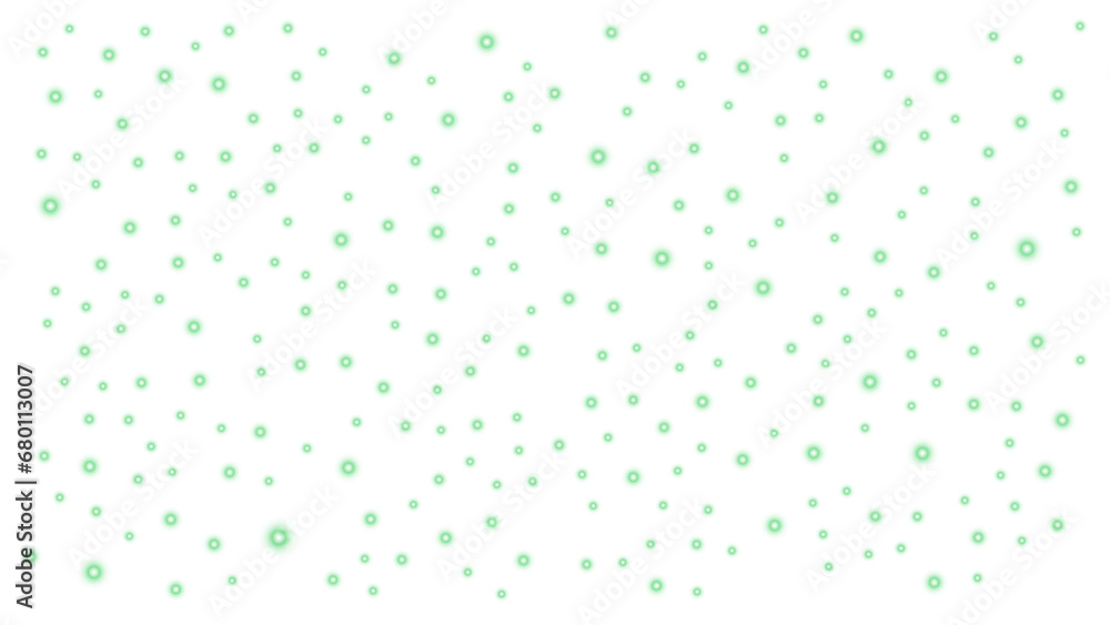 Beautiful green-white bubbles flash like fireflies under bright lights Beautiful green-white bubbles flash like fireflies under bright lights
