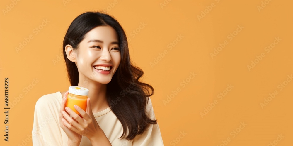 An Exquisite Skincare Product Advertisement Showcasing a Happy Asian Mature Woman, Unveiling the Secrets to Timeless Beauty, Rejuvenation, and Self-Care, Crafting a Tapestry of Glowing Skin, An Exquisite Skincare Product Advertisement Showcasing a Happy Asian Mature Woman, Unveiling the Secrets to Timeless Beauty, Rejuvenation, and Self-Care, Crafting a Tapestry of Glowing Skin,