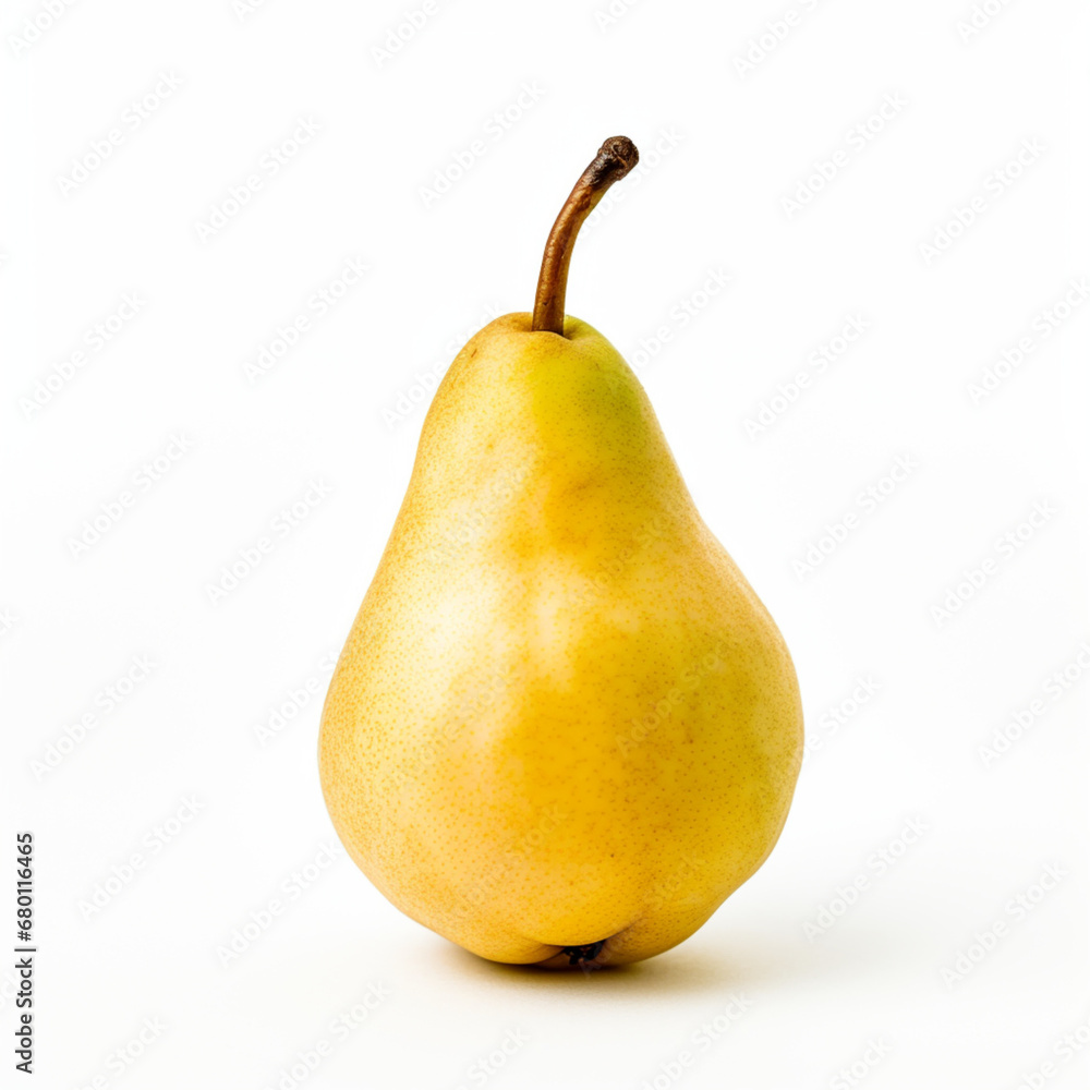 pear on white background pear on white background