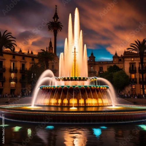 Wallpaper Mural "Fountain Magic: Experiencing Barcelona's Spectacular Magic Fountain" Torontodigital.ca